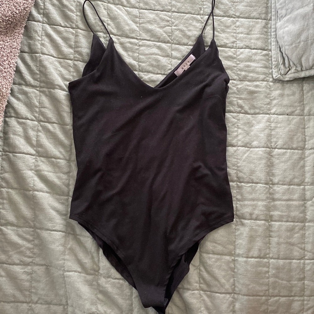 size small black bodysuit